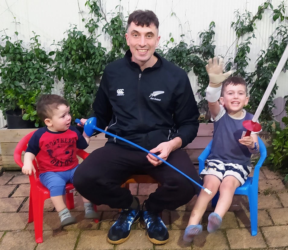 Matt Baker and family